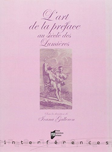 L' art de la préface au siècle des Lumières