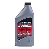 Quicksilver 858020Q01 Premium Two-Cycle TC-W3 Oil - Outboards, Personal Water Craft (PWC's), Snowmobiles, Motorcycles and Chainsaws, 1 Pint Bottle