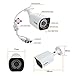 EWETON 1080P Bullet Security Camera, HD Hybrid 4-in-1 TVI/CVI/AHD/960H Waterproof Indoor/Outdoor Surveillance Camera 2.0MP 1920x1080, 36 LED 115ft Night Vision 3.6mm Lens UTC OSD