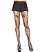 Leg Avenue Womens Plus Size Scary Skull Web Fishnet Tights