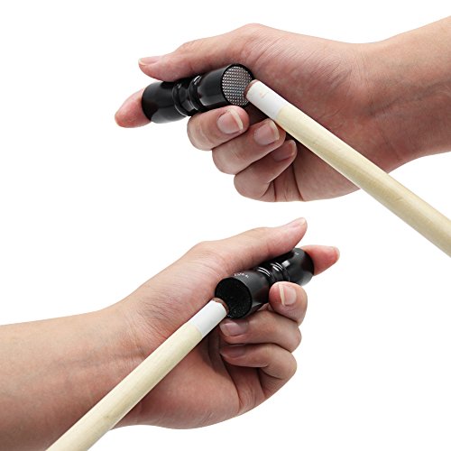Maggift Pool Cue Scuff and Accessory Bowtie 3-in-1 Billiard Cue Tip Tool with Billiards Cue Shaft Slicker and Cue Cleaner Tool (Black) - Thumbnail 4