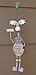 Sunset Vista Designs 91700 Rustic Outdoor Chimes Trailer Park Collection Wind Chime for Patios Porches and More, 30-Inch, Happy Camper Moose