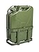 Jerry Can Holder for 5 Gallon (20 Liter) Gas Tank - Steel Bracket Mount Holder Gas Can Strap - Green