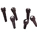 Rosenice 6pcs Rosewood Guitar Bridge Pins End Pin Set