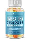Super Omega + DHA - Premium Brain and Cardiovascular Support, Vision and Immune Health, Pure Plant Based Oils, Non-GMO - Premium, Non-GMO Gummies by MAV Nutrition