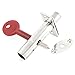 uxcell Fire Invisible Doors Cross Spoon Tubewell Key Mortise Lock Silver Tone