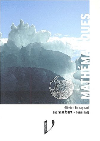 Mathématiques, baccalauréat STAE, STPA