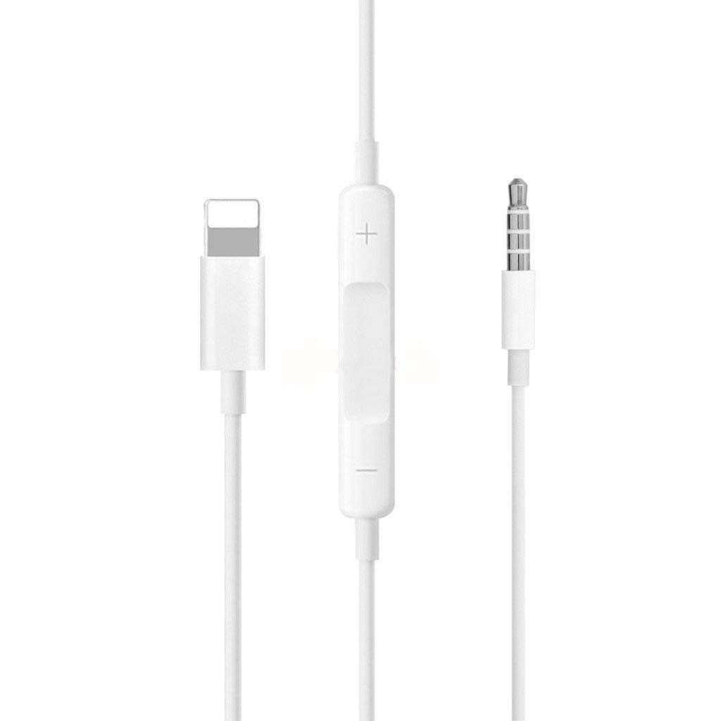 Aux Cord per iPhone,Lucbuy Cavo Aux da 3.5 mm per iPhone 7/X/8/8 Plus/XS  Max/XR per autoradio o altoparlante o adattatore per cuffie supporta la  versione iOS 12 più recente o precedente Cavi