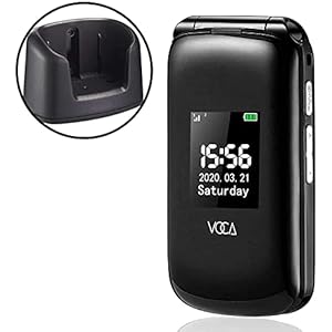 VOCA-Big-Button-Mobile-Phone-for-Elderly-Senior-V540-Unlocked-4G-Flip-Cell-Phone-Dual-Big-Screen-Predictive-Text-SOS-Button-Hearing-Aid-Compatible-Easy-to-Use-Senior-Friendly-Black VOCA Big Button Mobile Phone for Elderly | Flip Phone | Dual Screen | Unlocked 4G LTE | High Volume | SOS Button…