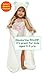 Premium Extra Soft Hooded Bamboo Baby Bath Towel, Organic Hypoallergenic Towels, Boys & Girls, Ties on Parent's Neck, with eBook, Sized from Infant to Toddler, Baby Shower Gift Set