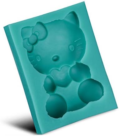 Hello Kitty 3D Shaped Food Grade Silicone Mold by uGen! Soap Ice Cake Mold. Sugarcraft Tool. Chocolate Candy Fondant Press Cake Tool. Get a nice Kitchen Cooking Bakeware Decorating Tool!