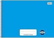 Tilibra - Caderno Cartografia e Desenho Pepper Azul 80 folhas - 1 un