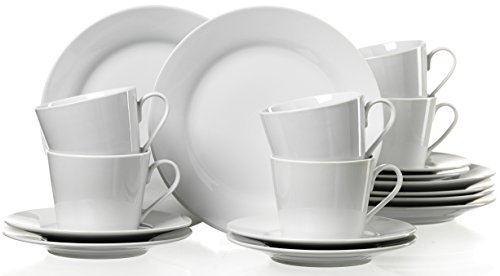 Ritzenhoff & Breker Kaffeeservice Bianco, 18-teilig, Porzellangeschirr