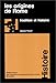 Les origines de Rome: Tradition et histoire (Publications des Facultés universitaires Saint-Louis) by 