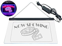 Now Showing Film Movie Home Theater Dual Color LED