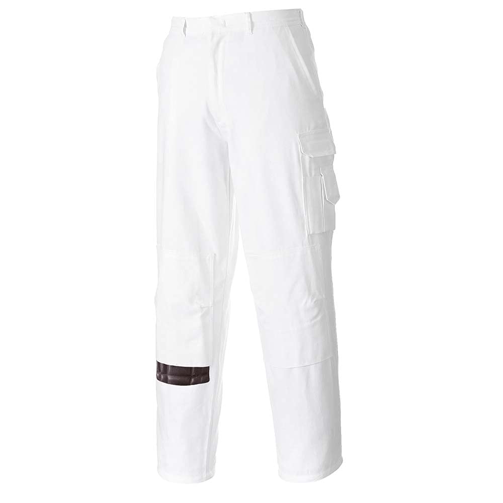 Portwest Men's Xx09-pw-s817whrxs Work Utility Pants, White, XS UK