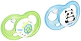 NUK Breeze 2 Piece Orthodontic Pacifier, Boy, 0-6 Months