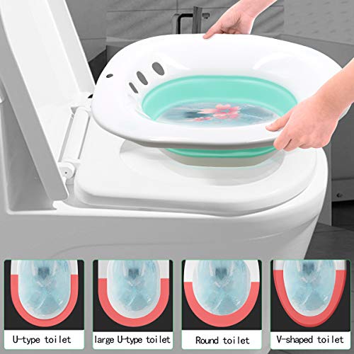 Folding Toilet Sitz Bath Pregnant Women Special Wash Basin Bath Tub