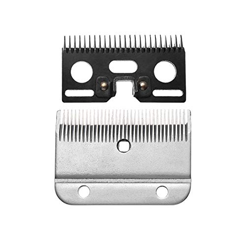 TAKEKIT Horse Clippers Replacement Blades, Detachable Universal Blades for Professional Horse Grooming Clippers, Top and Bottom, Stainless Steel, 35-Teeth