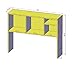 DormCo The College Cube - Desk Bookshelf - White Color
