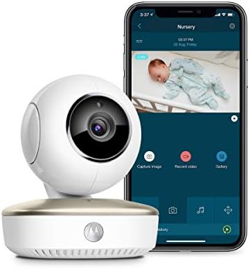Motorola Smart Nursery Cam Portable Wi-Fi Video Baby Monitor Camera