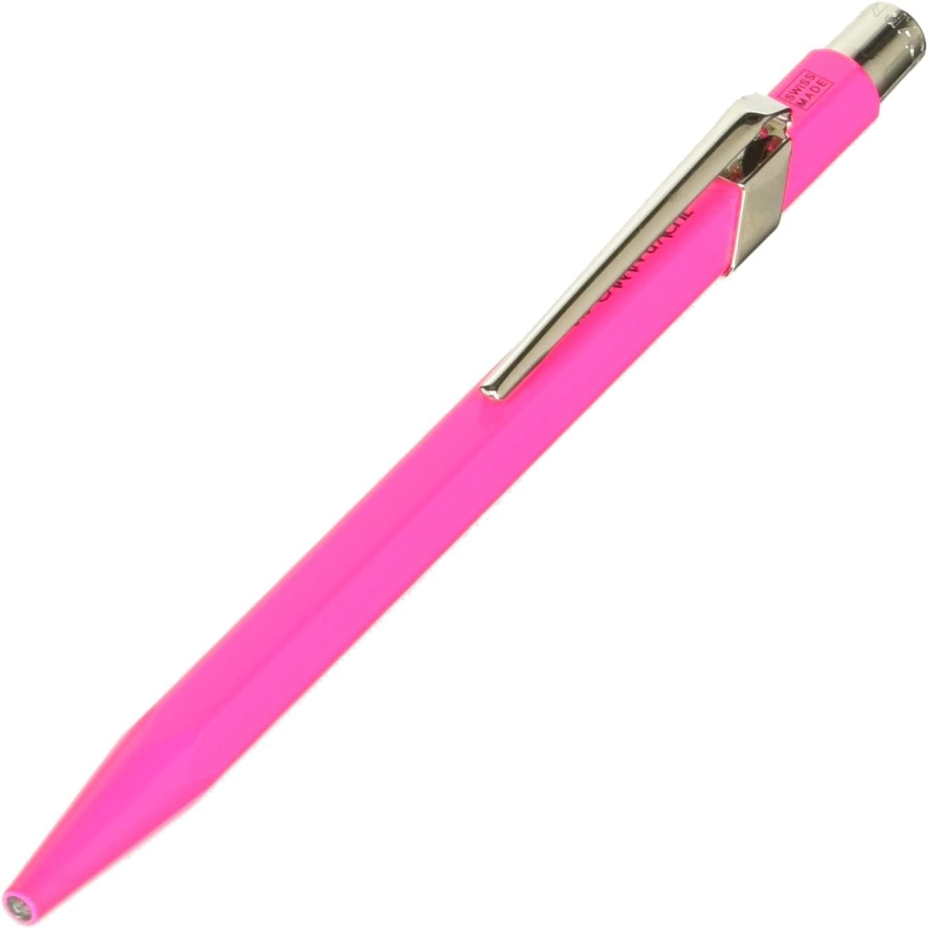 Caran d'Ache 849 Metal Range Ball Pen Fluo - Fluorescent Pink