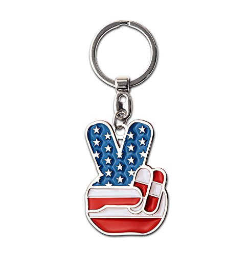 Logoshirt® Victory I Sign I Key-Ring I Metal I Original Licensed Design