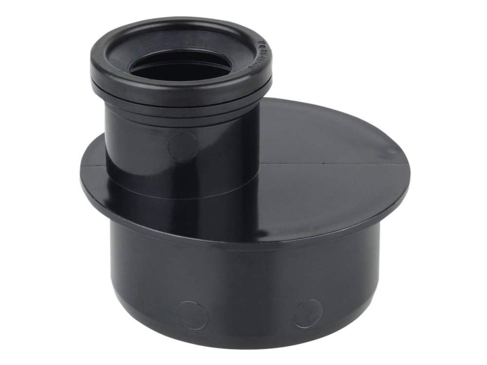 Wavin OSMA 110mm Soil 4S096 S/S Reducer - 110mm X 50mm Black