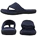 RockDove Memory Foam Men's Flip Flop House Slippers, Spring Summer Open Toe Thong Sandals w/ Indoor Outdoor Shoe Sole