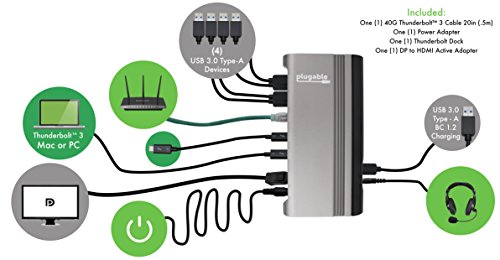 Plugable-Thunderbolt-3-Docking-Station-with-60W-Charging-for-MacBook-Pro-Late-20162017-Specific-Windows-Laptops-Single-4K-DisplayPort-or-HDMI-Monitor-Gigabit-Ethernet-Audio-5-USB-30-Ports
