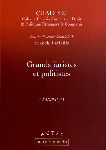 Grands juristes et politistes