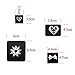 Xmasir 136pcs Airbrush Glitter Tattoo kit for Men/Women,Henna Temporary Tattoo Stencil Semi permanent for Body Art