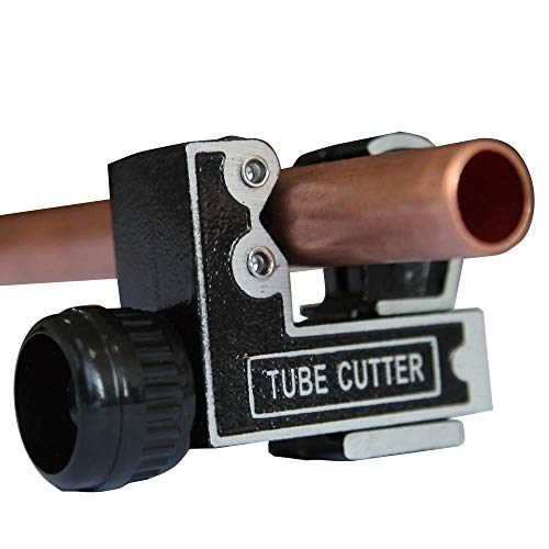 Wostore Mini Pipe Tube Cutter 1/8 to 1-1/8 Inch Tubing Cutter - for Copper Aluminum PVC Plastic.