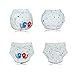 Baby Girls' Training Pants Reusable 5 Pack Toilet Training Underwear Nappy Panties Size 100 3T Large