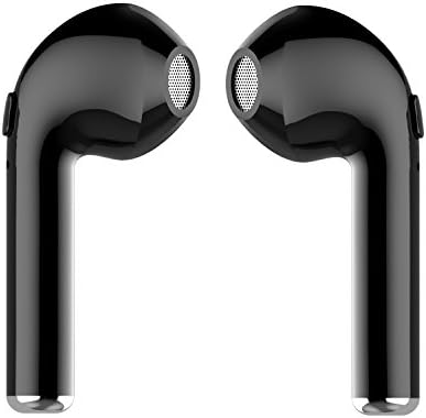 Bluetooth Wireless Foldable Hi-fi Stereo Over-ear Headphone Sports Earbuds Earphone with Microphone Adjustable Headband for Smart Phones Tablets (i7tws-black)