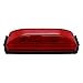 USA Made - TecNiq Red LED Clearance Side Marker Light 1x4 Camper /Trailer Truck (With Black Bracket)