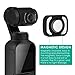 Alcoon Wide Angle Lens for DJI OSMO Pocket 18MM Magnetic Structure Design Wide-Angle Camera Lens Osmo Pocket Accessories