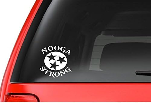 #Nooga Strong (A4) Chattanooga, TN Tennessee Support Vinyl Decal Sticker Car/Truck Laptop/Netbook Window