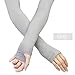 TOPtoper Arm Sleeves - Unisex Sports Cooling Arm Gloves UV Sun Protective Outdoor Activities Skin Protection Long Sleeve (Pack of 2)