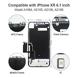 EFAITHFIX for iPhone XR LCD Screen Replacement 6.1