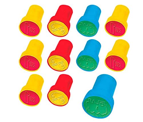 Thomas the Train Birthday Party Favors and Goodie Bag Fillers Pack For 12 With Train Popcorn Boxes, Whistles, Stampers, Tattoos, Bubbles, and Pin - Thumbnail 4