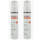 Bosley Bos Revive Thickening Treatment for Visibly Thinning Color-Treated Hair, 2 Count