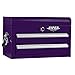 Viper Tool Storage V218MCPU 18-Inch 2-Drawer 18G Steel Mini Storage Chest w/ Lid Compartment, Purple