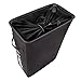 WOWLIVE Thin Laundry Hamper Collapsible Rolling Slim Tall Laundry Basket Wheels Corner Standing Dirty Clothes Organizer Hamper (Grey)
