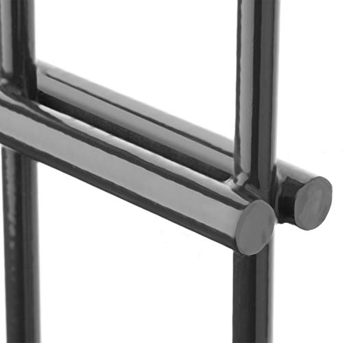HORI® Doppelstabmattenzaun Komplettset I je 200 cm Mattenzaun I verschiedene Längen und Höhen – wahlweise mit Abdeckschiene oder Klemmhalter I Anthrazit,Grau RAL 7016 I Höhe 103 cm I Länge 4 m – Bild 5