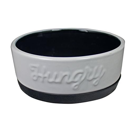 ceramic dog bowl with rubber bottom