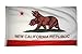 Time Roaming 3x5 Ft New California Republic Polyester Flag with Brass Grommets