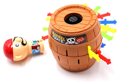 Pirate Funny Barrel Novelty Toy Bucket for Kids and Adults Lucky Stab Toys Game with Breathtaking Curious and Interesting - Great Size for Travel Party Gathering (Cool) - Thumbnail 5