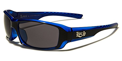 Locs Two Tone Original Gangsta Shades Fashion Statement Translucent Frame Sunglasses