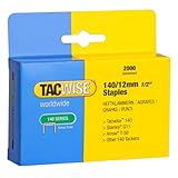Tacwise 140 1/2-Inch Galvanized Staples for Hand Tackers/Hammer Tackers, Box of 2000 (0348)